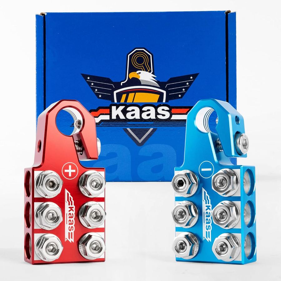 12-Way Colored Anode Top-Post Terminals