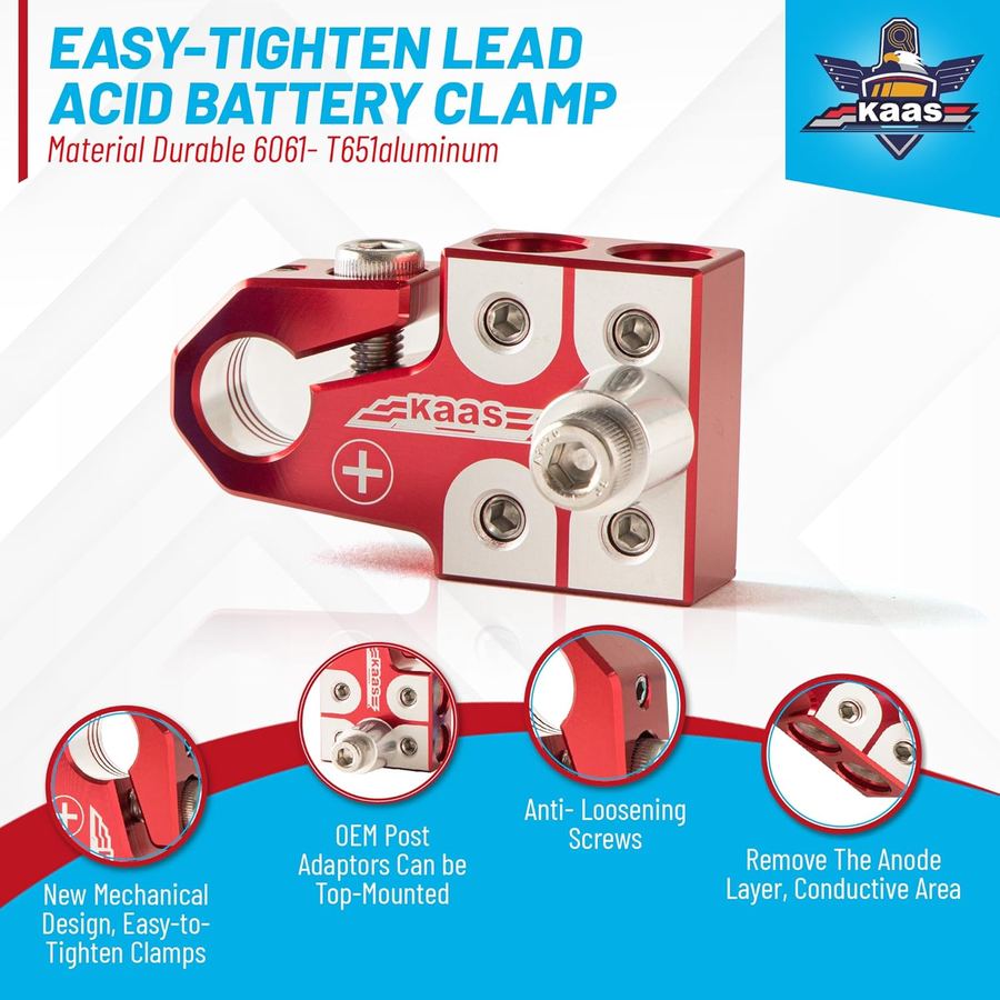 4-Way Battery Terminal Clamps
